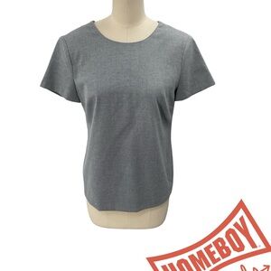 Banana Republic Women's Short Sleeve Gray Tee